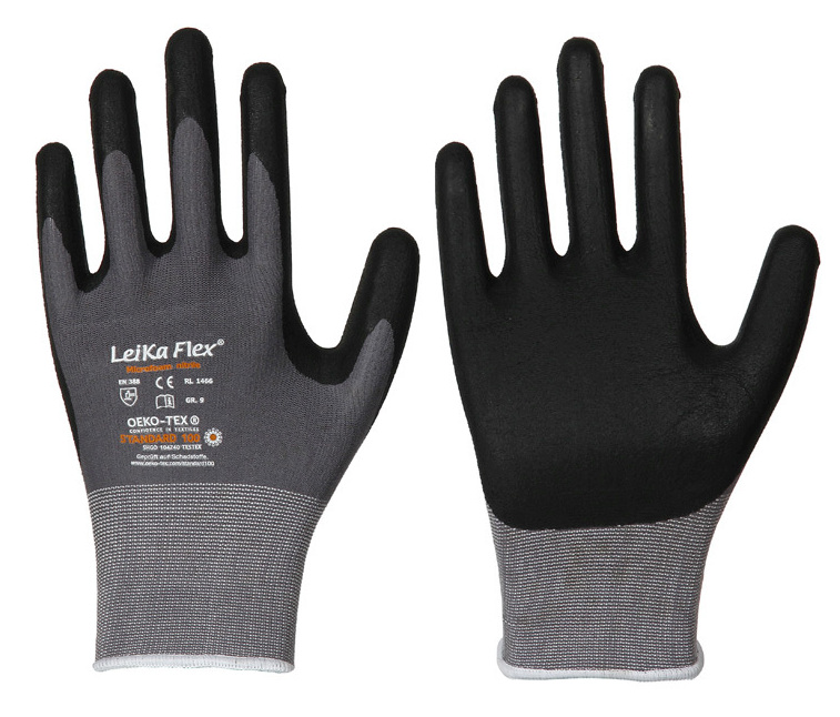 LeiKaFlex 1466 Feinstrick-Handschuh mit Nitril-Foam-Beschichtung