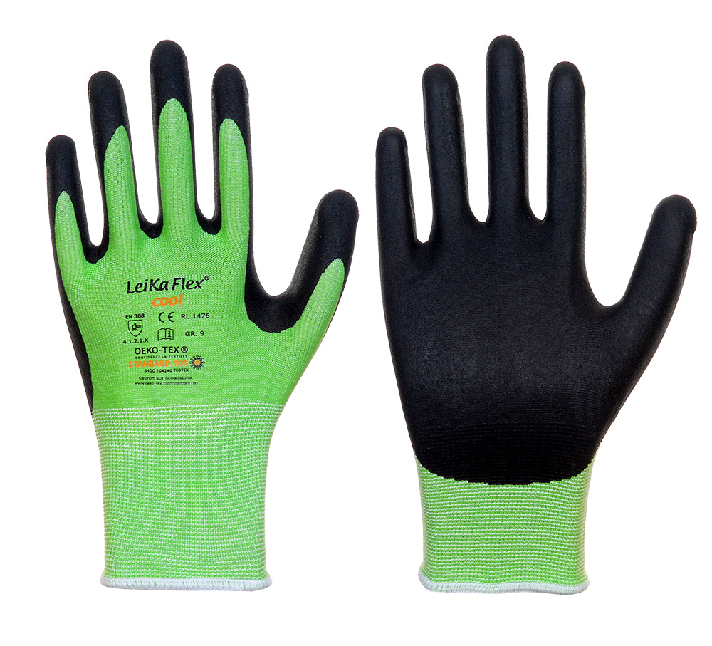 LeiKaFlex 1476 COOL, Feinstrick-Handschuh mit Nitril-Foam-Beschichtung